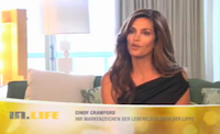 In.Life TV-Feature - Cindy Crawford beim Dreh des 5th-Avenue-Spots VoiceOver Cindy Crawford im In.Life TV-Feature: Doris Lauerwald