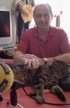 Uwe Hackbarth - Sprecherzieher - mit Kater Max